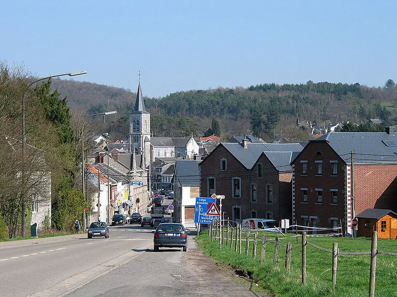 Barvaux-sur-Ourthe (Belgique) : vue générale