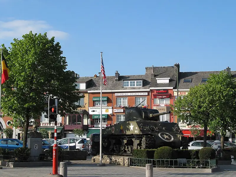 Bastogne (Belgique), place Général Mc Auliffe