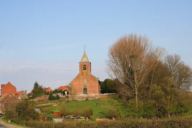 Bierghes, le quartier de l'église Saints Pierre et Martin (1792)