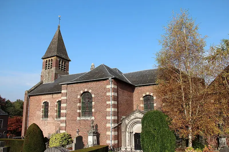Chercq (Belgique), l'église Saint-André (1772)