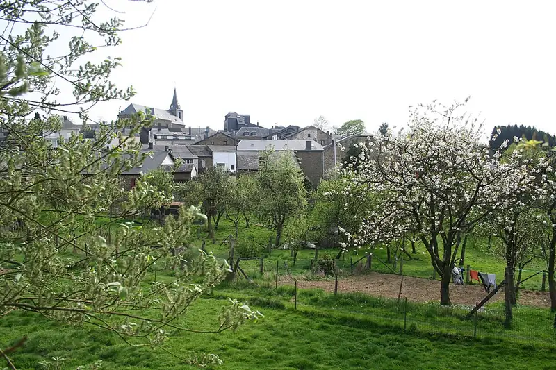Corbion (Belgique), le village au printemps