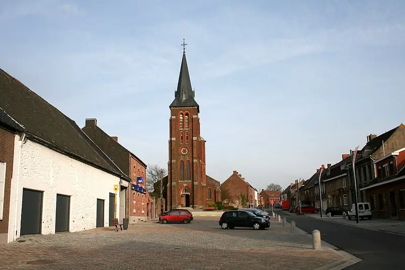 Ghislenghien (Belgique), rue de Ghislenghien