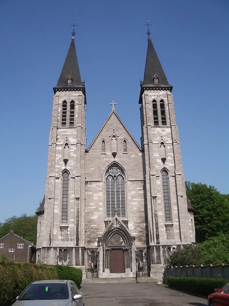 Façade principale. Eglise à Grivegnée