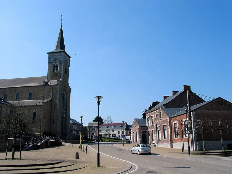 Havelange (Belgique), l'église Saint-Martin (1860)