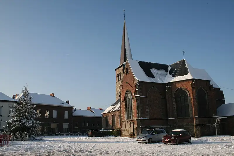 Havré (Belgique), l’église Saint-Martin (XVI siècle)