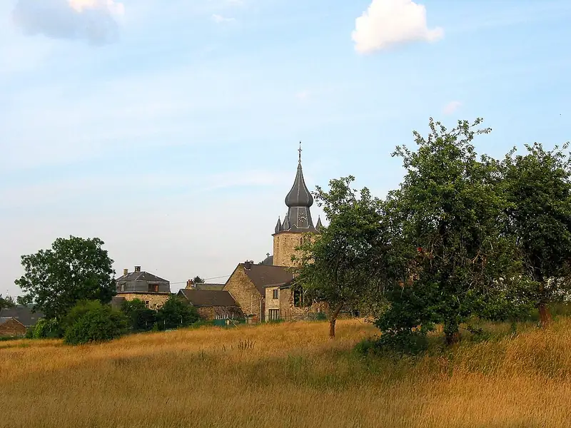 Lierneux, panorama sur le village