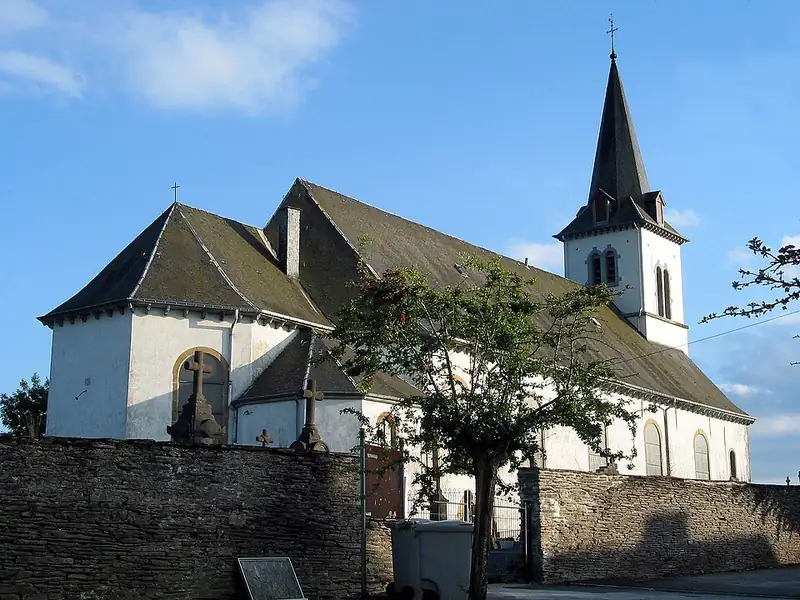 Longlier (Belgique), l’église Saint-Etienne (XVIIIe siècle)