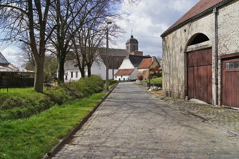 Genappe (Loupoigne), Belgique: Panorama avec la Dyle