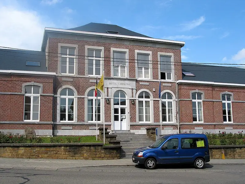 Marchin (Belgique), la maison communale