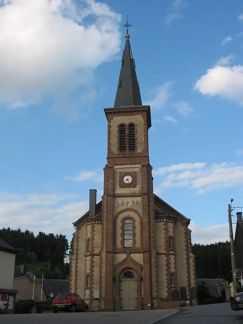 Martelange (Belgique), l’église Saint-Martin