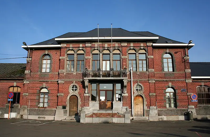 Maurage (Belgique), l'ancienne maison communale
