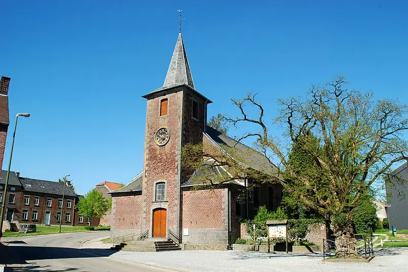 Belgique - Brabant wallon - Villers-la-Ville - Église Saint-Laurent de Mellery