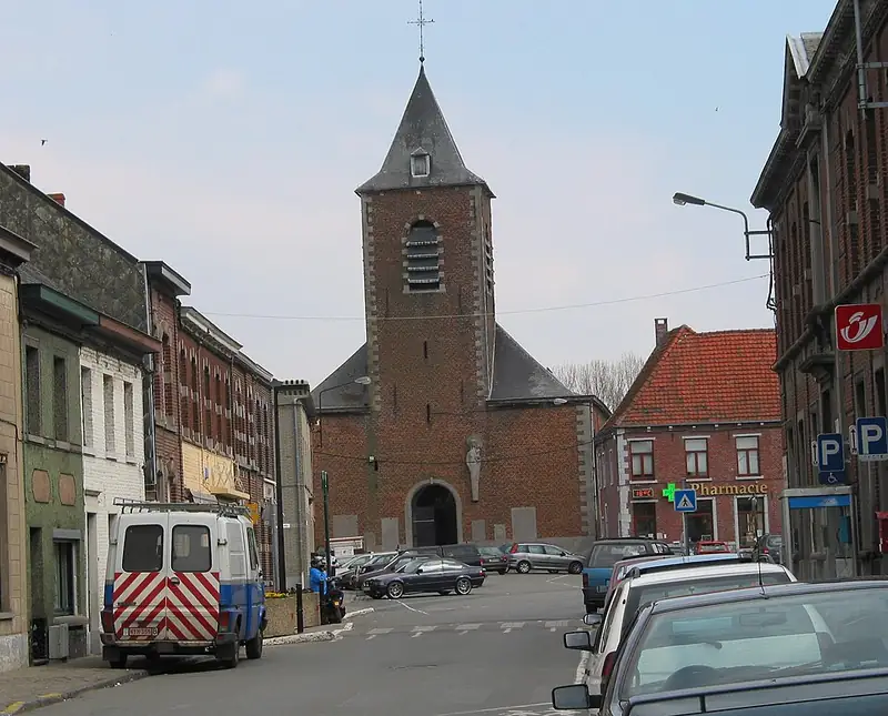 Naast (Belgique), l'église Saint-Martin (XVIIIe siècle)
