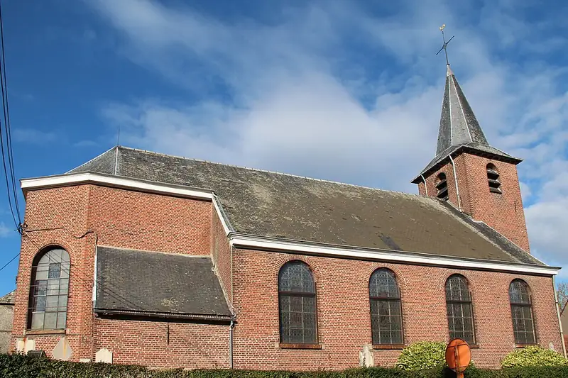 Orcq (Belgique), l'église Saint-Agathe