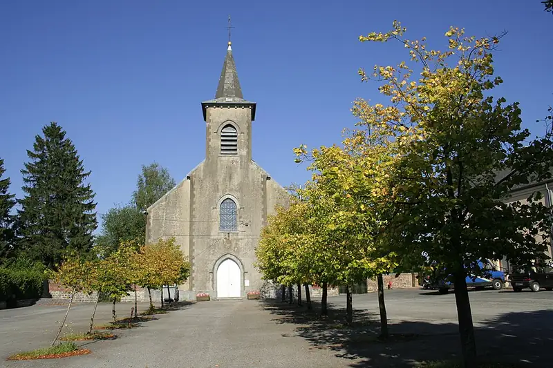 Rièzes (Belgique), l’église Saint-Gorgon