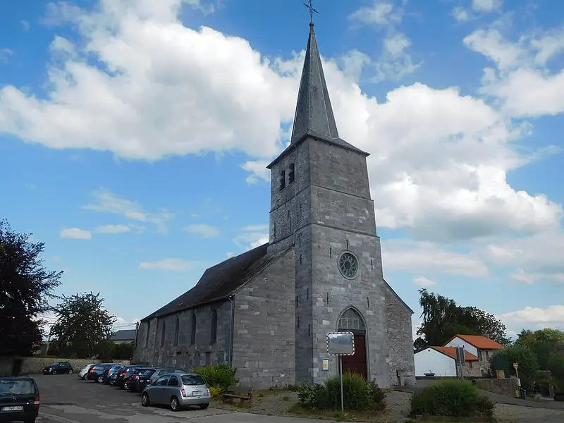 L'église Saint-Amand se trouve à Saint-Amand, près de Fleurus, en Belgique