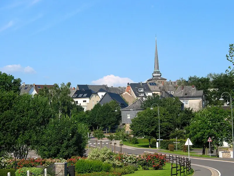 Saint-Vith (Belgique), vue de la ville