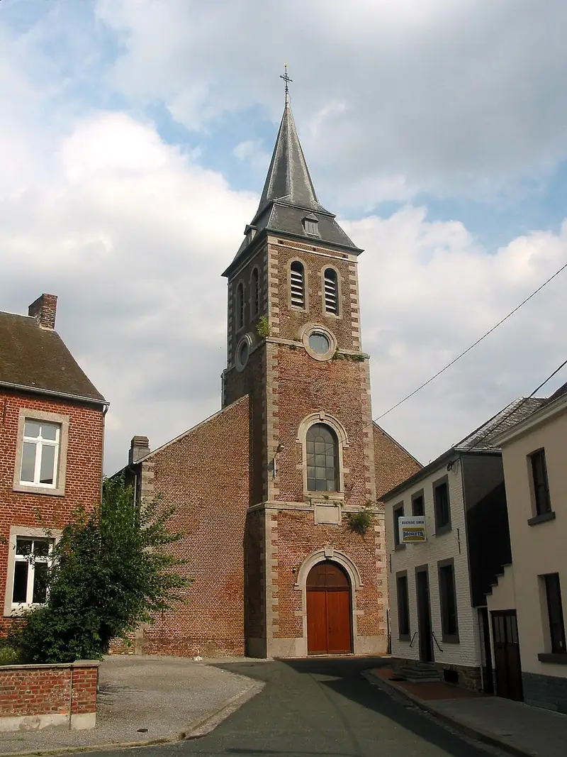 Taviers (Belgique), l’église Saint-Martin (1836)