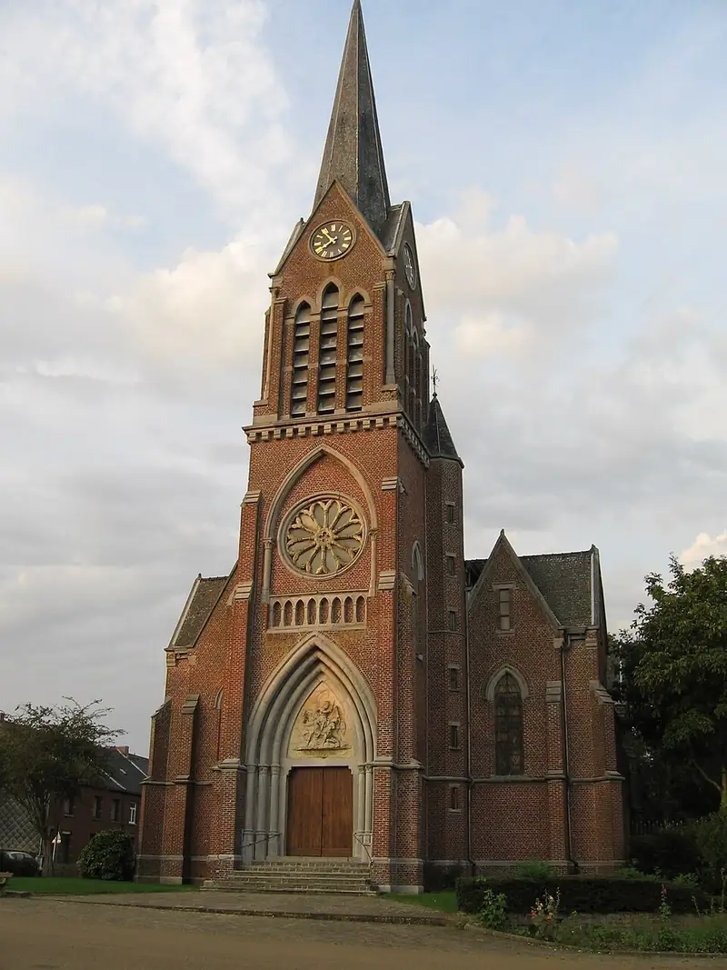 Eglise Saint-Martin (1888) de Villers-Perwin, commune de Les Bons Villers (Belgique)