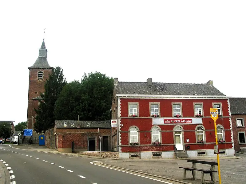 Wasseiges (Belgique), route de Hannut