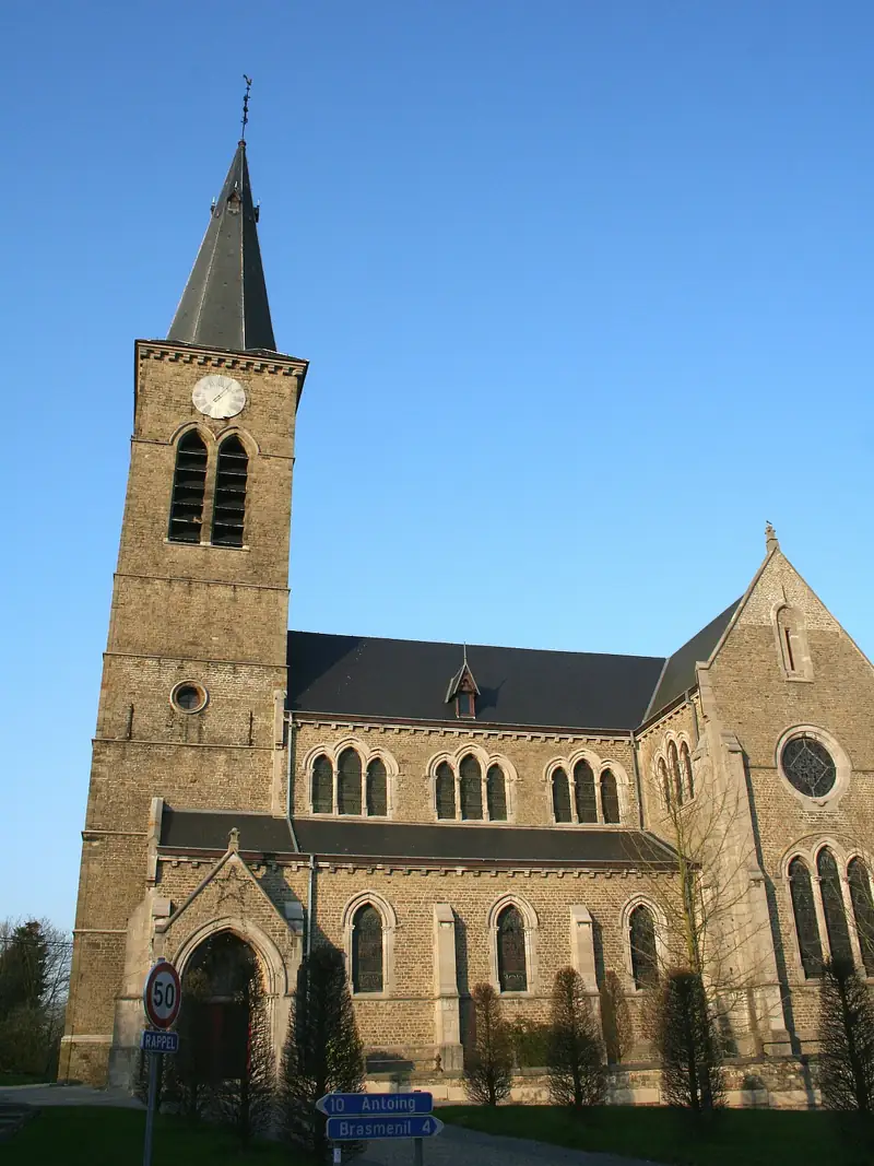 Wiers (Belgique), l’église Saint-Amand
