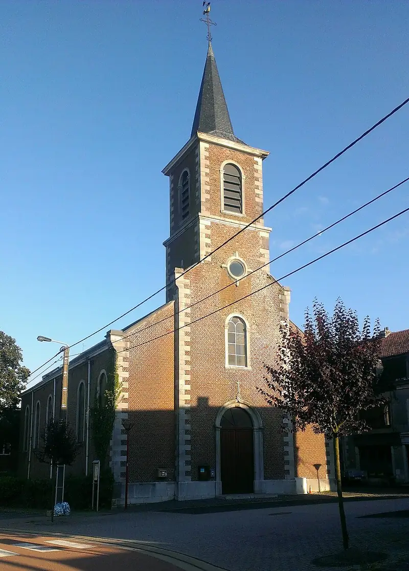 Sint-Alexanderkerk in Xhendelesse, in juli 2016